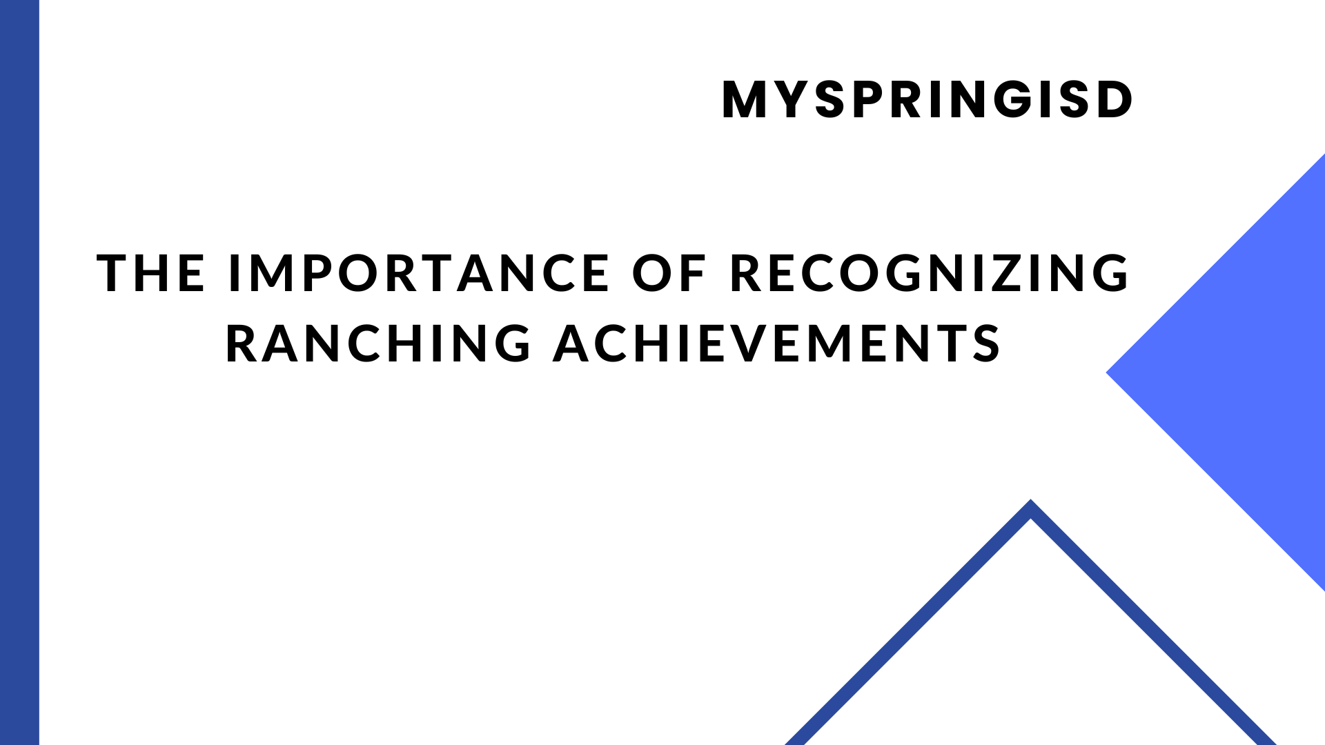 The Importance of Recognizing Ranching Achievements
